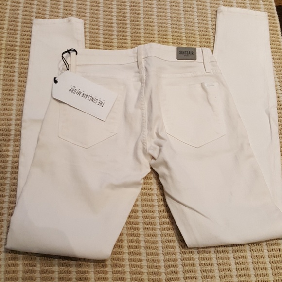 Nwt , Sinclair white skinny jean - Picture 2 of 4